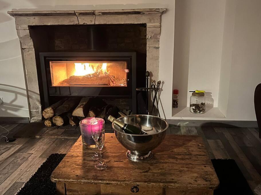 Cottage Cocooning Romantique Avec Jaccuzzi Prive Ancinnes エクステリア 写真